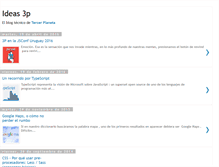 Tablet Screenshot of blog.tercerplaneta.com